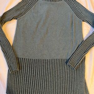 Smartwool Women's Blue Cowl Neck Sweater small knit
